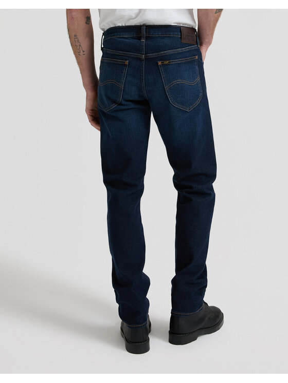 Lee Lee Jeansy 112339470 Granatowy Regular Fit