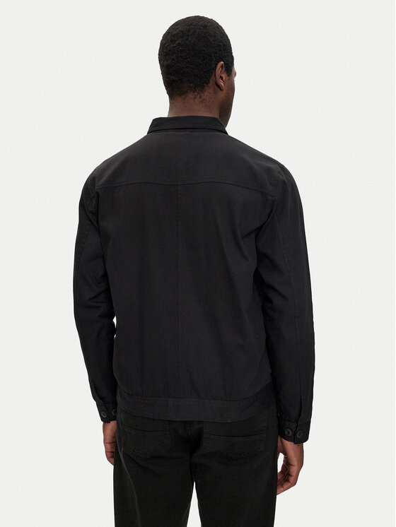 Brave Soul Brave Soul Übergangsjacke MJK-MORTIMERBLK Schwarz Regular Fit