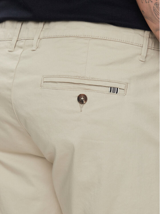 Solid Solid Шорти от плат Rockcliffe 21200395 Сив Regular Fit
