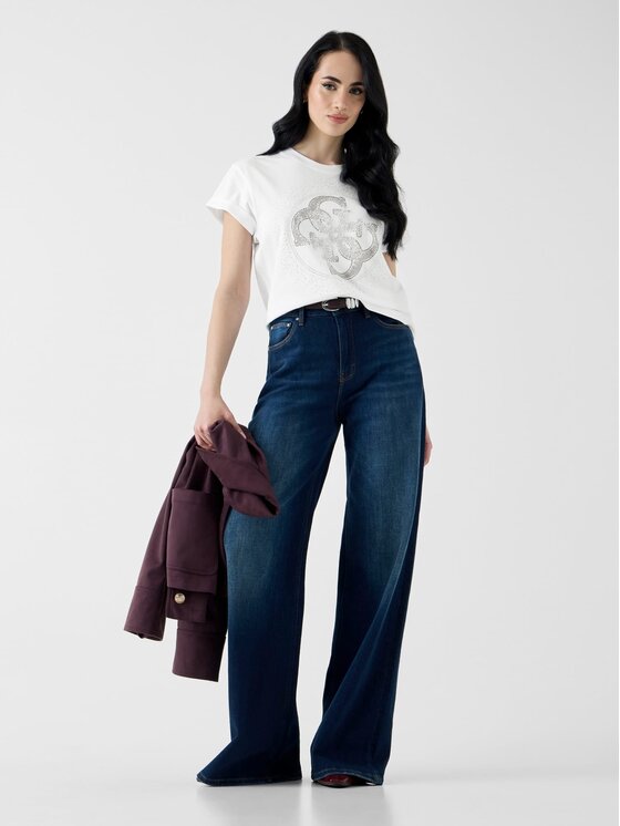Guess Guess T-Shirt 182757 Biały Classic Fit