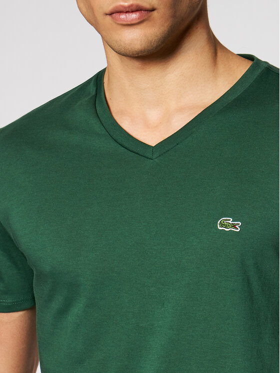 Lacoste Lacoste T-krekls TH6710 Zaļš Regular Fit