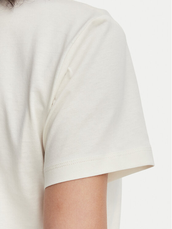 BOSS BOSS T-shirt C_Elove_5 50566827 Krem Slim Fit