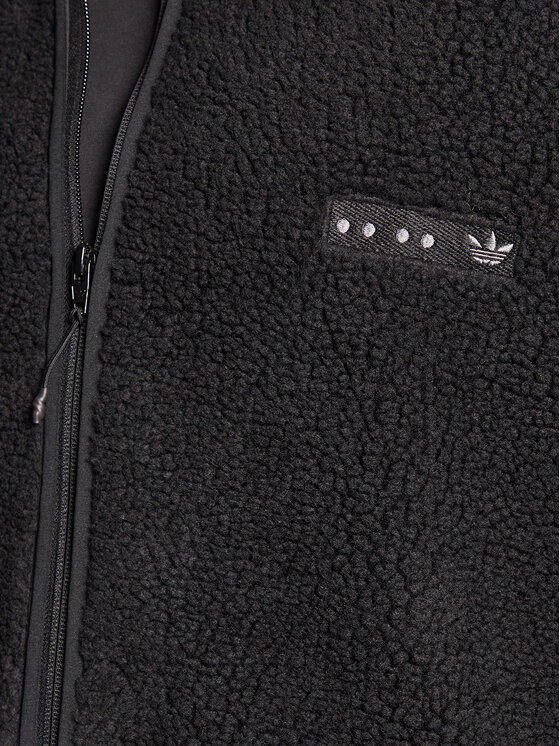 adidas adidas Geacă Reclaim Sherpa Jacket HK2771 Negru Regular Fit