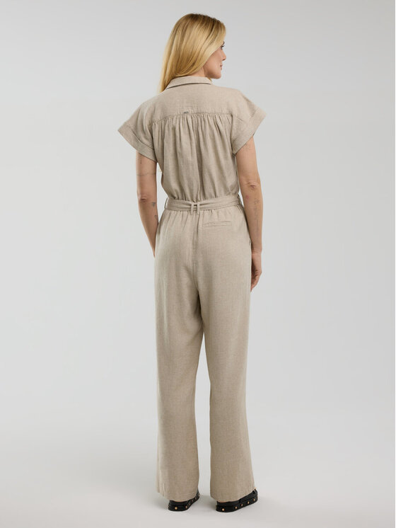 BIG STAR BIG STAR Kombinezon DUNIME_805_370 Beżowy Classic Fit