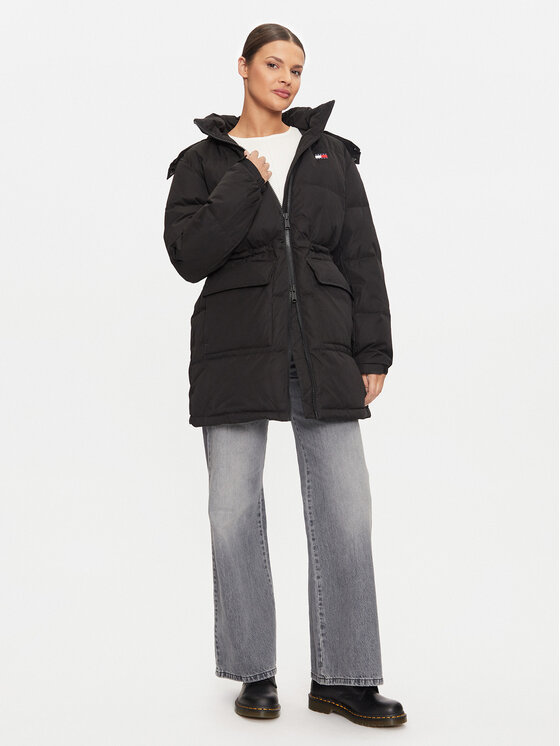 Tommy Jeans Tommy Jeans Pernata jakna Alaska DW0DW18821 Crna Regular Fit