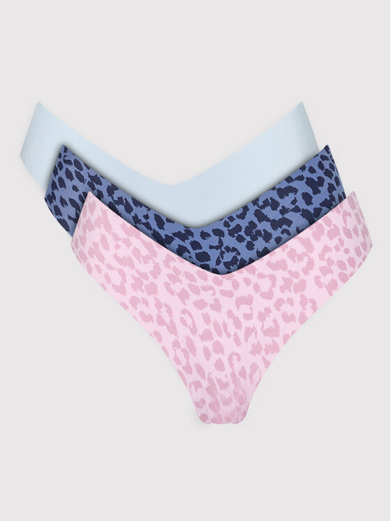 Set di 3 perizomi 077-8445-7359 Multicolore