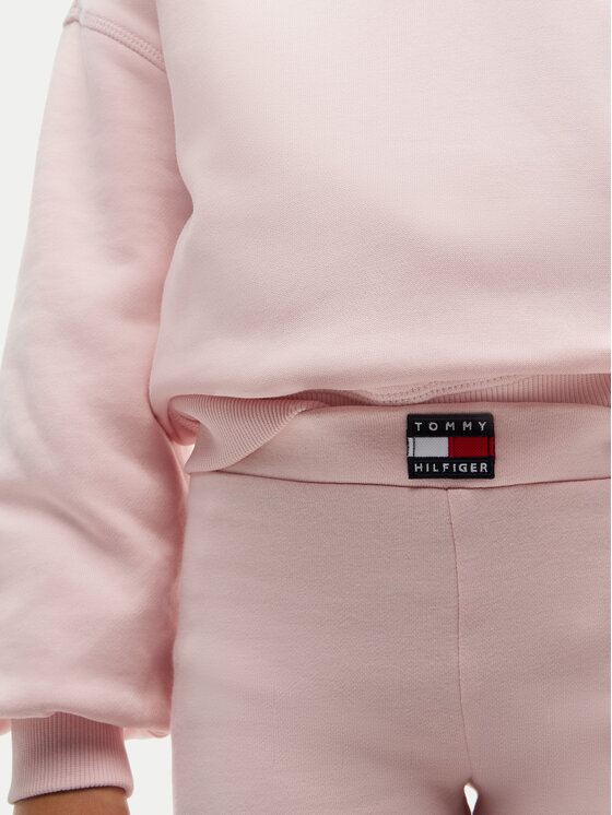 Tommy Hilfiger Tommy Hilfiger Σετ φούτερ και κολάν Heritage KG0KG09604 Ανοιχτό ροζ Regular Fit