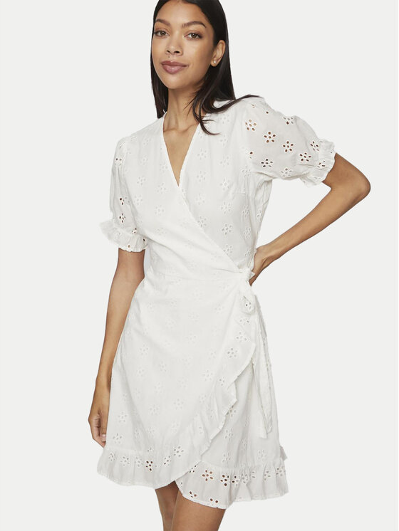 Vila Vila Vasaras kleita Sula 14089419 Balts Regular Fit