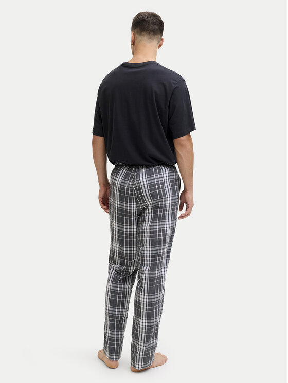 Jack & Jones Jack & Jones Pidžama Luca 12266993 Crna Standard Fit