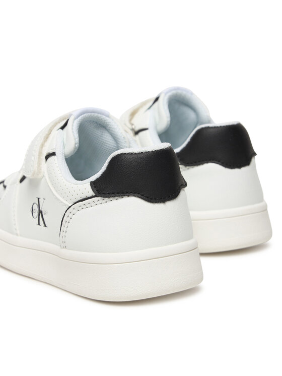 Calvin Klein Calvin Klein Sneakersy Low Cut Lace-Up/Velcro V1X9-83278-1355 S Biela