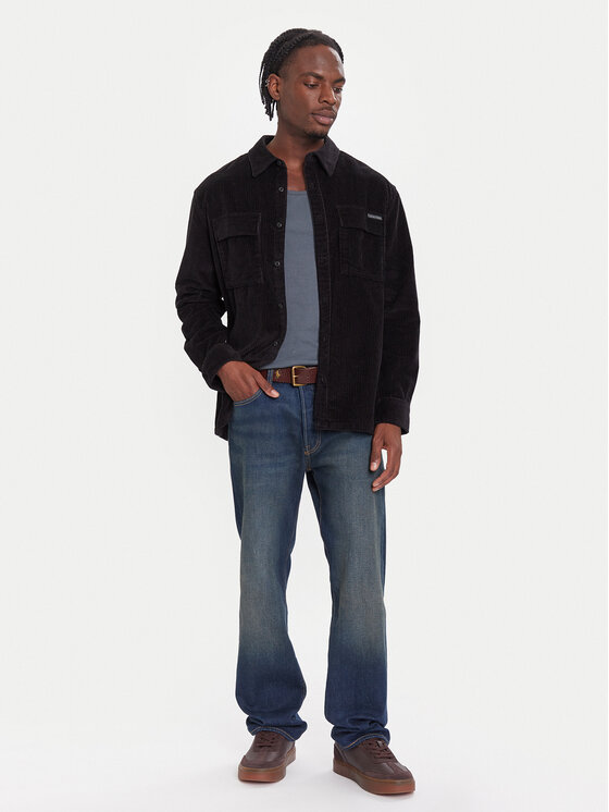 Calvin Klein Jeans Calvin Klein Jeans Cămașă LV04RD106G Negru Relaxed Fit