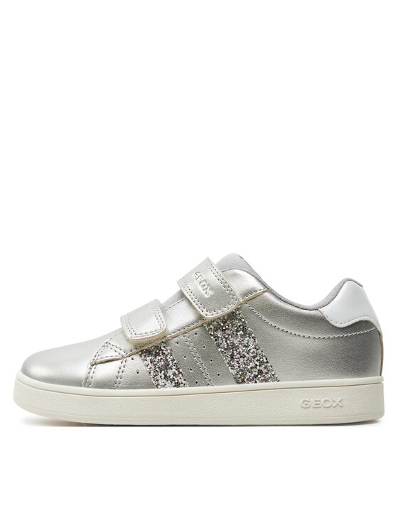 Geox Geox Sneakersy J Eclyper Girl J45LRA 000NF C1007 S Srebrny
