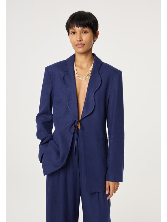 Fabienne Chapot Fabienne Chapot Marynarka 6138-1770-98 Niebieski jasny Slim Fit