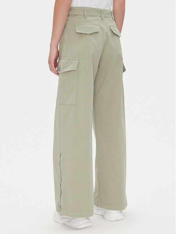 HUGO HUGO Kargo hlače Holoma 50536955 Zelena Relaxed Fit