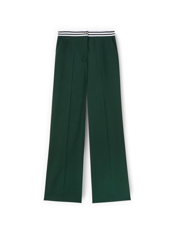 Motivi Motivi Pantaloni di tessuto P019Q004213N025 Verde Over Fit