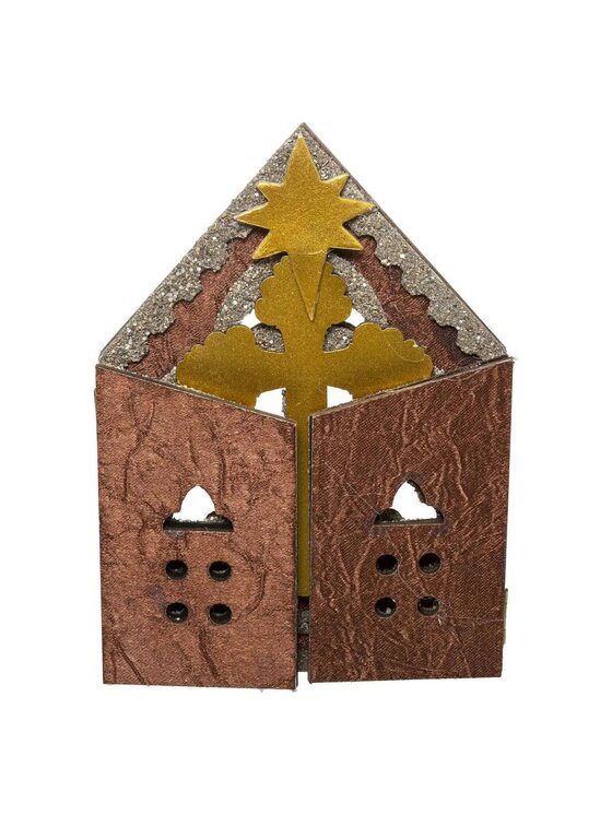 MIAhome MIAhome Figurka szopka NATALE 11 elementów, 25x18 cm Brązowy