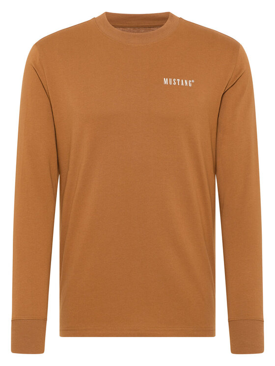 Mustang Mustang T-shirt ADRIAN C PRINT Marrone Regular Fit