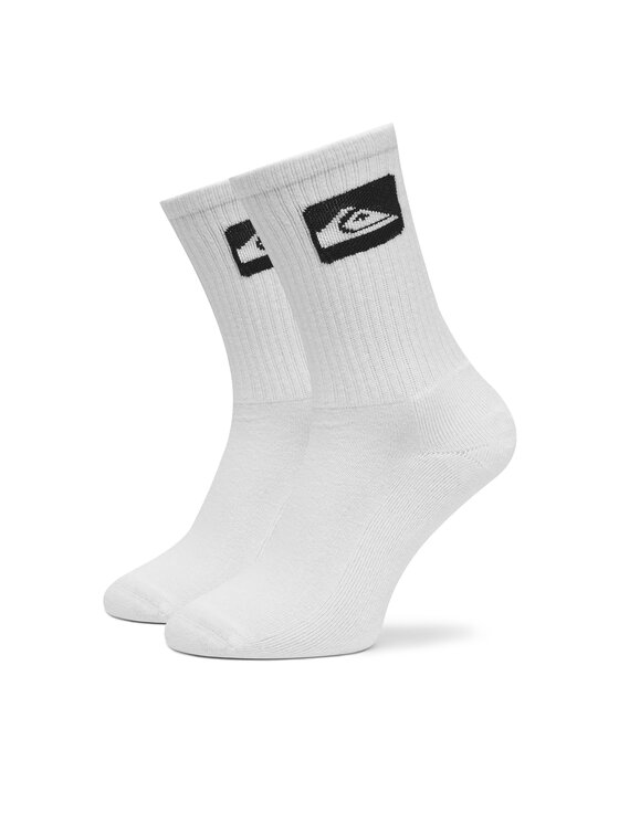 Quiksilver Quiksilver Set od 5 pari unisex visokih čarapa EQYAA04066 Bijela