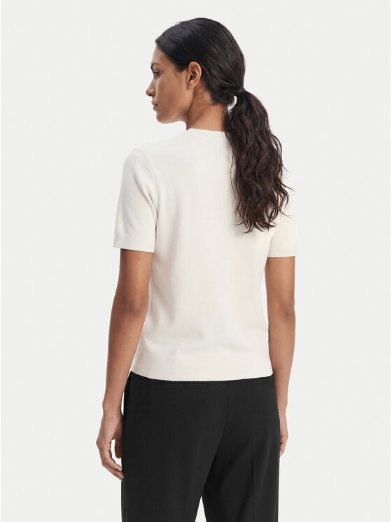 Calvin Klein Calvin Klein T-Shirt LV147E303G Εκρού Regular Fit