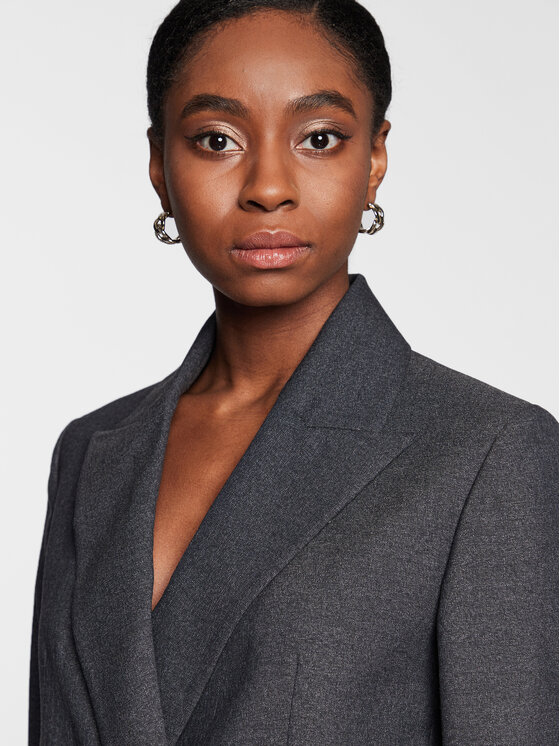 Sisley Sisley Suknjič 22NKLW00K Siva Regular Fit