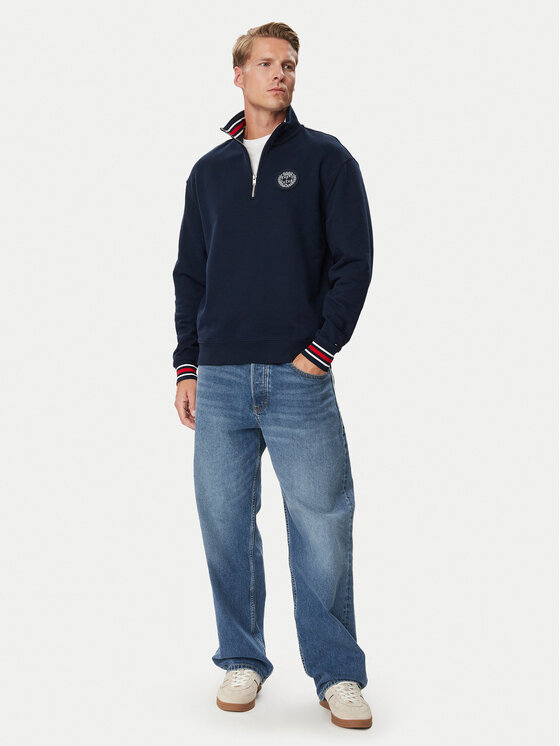 Tommy Jeans Tommy Jeans Суитшърт DM0DM23585 Тъмносин Oversize