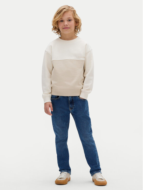Calvin Klein Jeans Calvin Klein Jeans Blugi Dad IB0IB02540 D Albastru Loose Fit