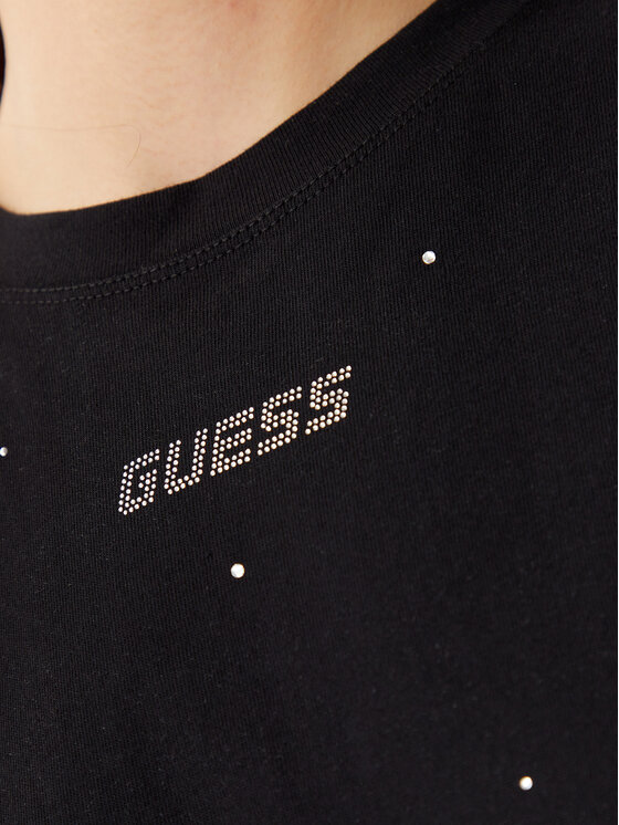 Guess Guess Marškinėliai V5GI00 I3Z14 Juoda Regular Fit