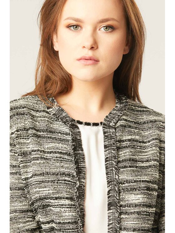 QUIOSQUE QUIOSQUE Sako T80292_480096 CHANEL BLAZER Šedá Regular Fit