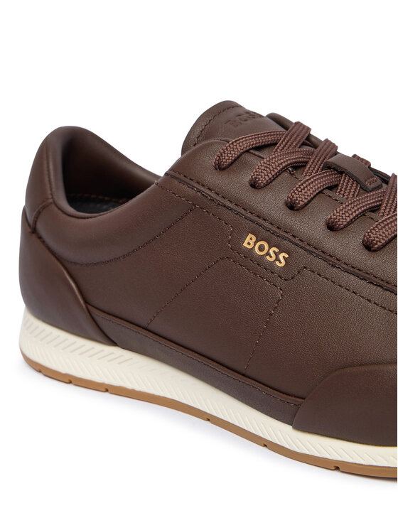 BOSS BOSS Sneakersy Nitan 50568493 Tmavě hnědá