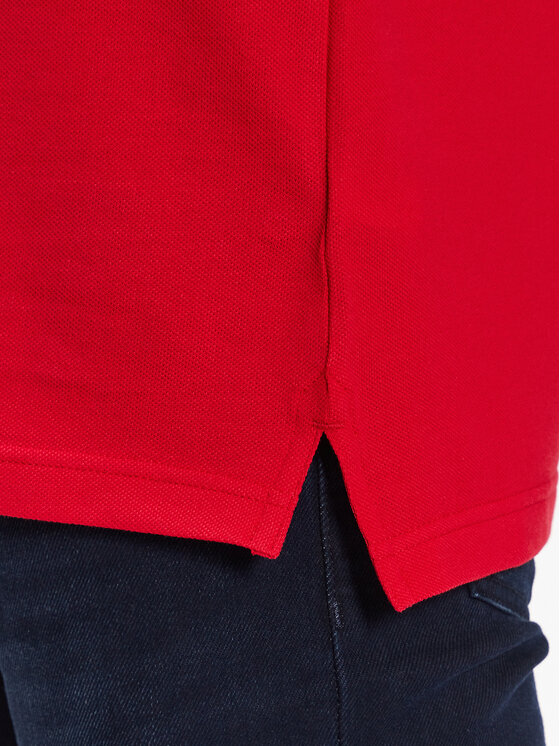 Tommy Hilfiger Tommy Hilfiger Polokošeľa 1985 Rwb Tipped MW0MW30750 Červená Slim Fit