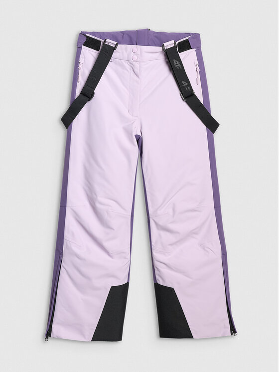 4F 4F Spodnie snowboardowe SKI CLASSIC Fioletowy Regular Fit