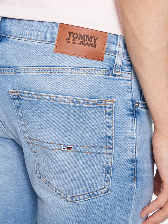 Tommy Jeans Tommy Jeans Джинсові шорти Scanton DM0DM16151 Голубий Slim Fit