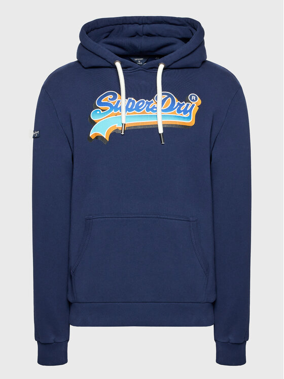 Superdry Superdry Суитшърт Vintage Seasonal M2011809A Тъмносин Regular Fit