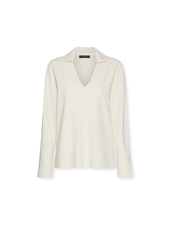 Elena Mirò Elena Mirò Maglione M560Z100750N011 Bianco Boxy Fit
