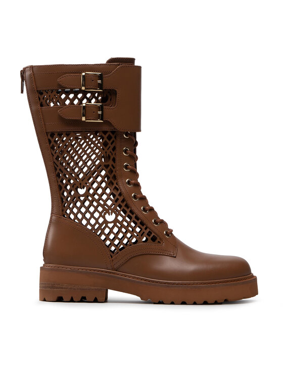 PINKO Trzewiki Noemi Stivale PE 22 BLKS1 1H212D Y87W Brązowy