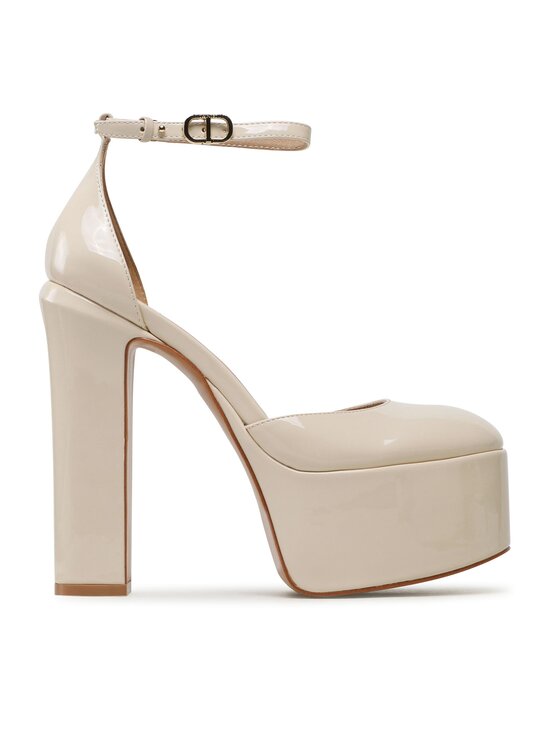 TWINSET TWINSET Nizki čevlji 232TCP140 Écru