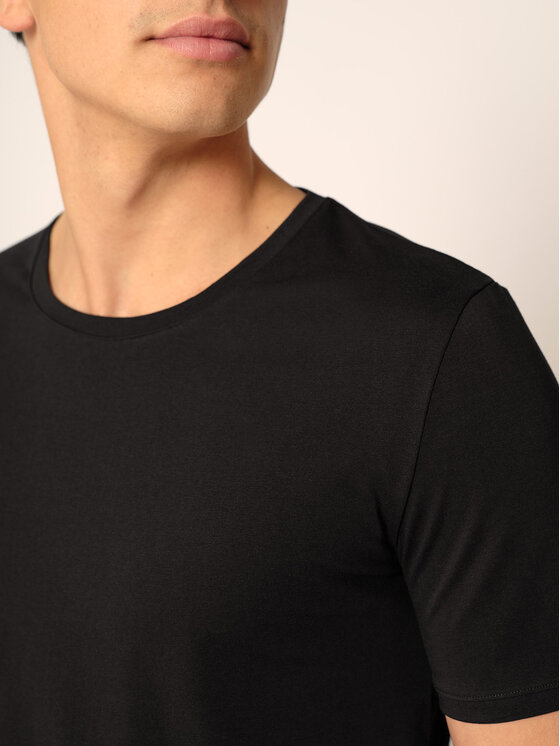 Skiny Skiny Tričko 80982 Čierna Regular Fit
