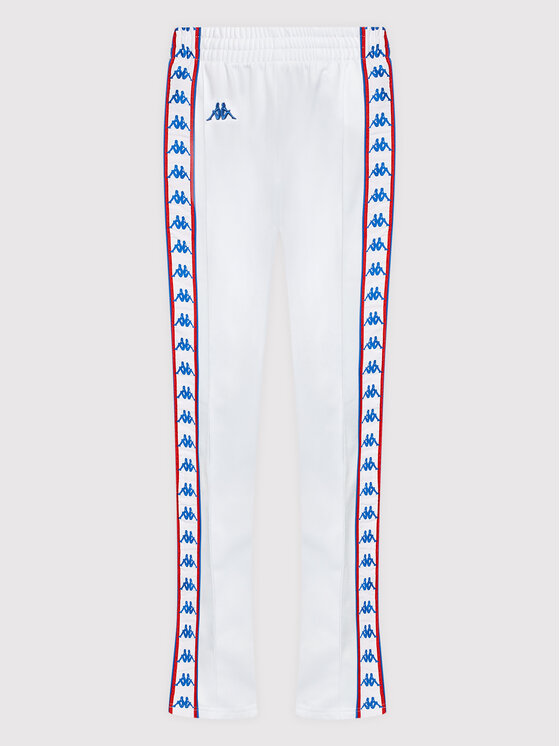 Kappa Kappa Pantaloni da tuta 311010 Bianco Relaxed Fit
