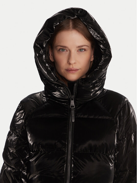 DKNY DKNY Télikabát DLEMPS63 Fekete Regular Fit