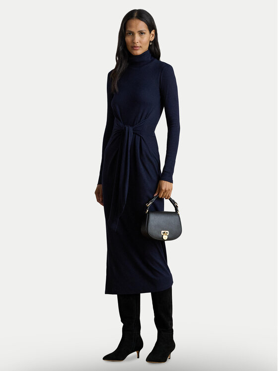 LAUREN RALPH LAUREN LAUREN RALPH LAUREN Kötött ruha 200980028001 Sötétkék Slim Fit