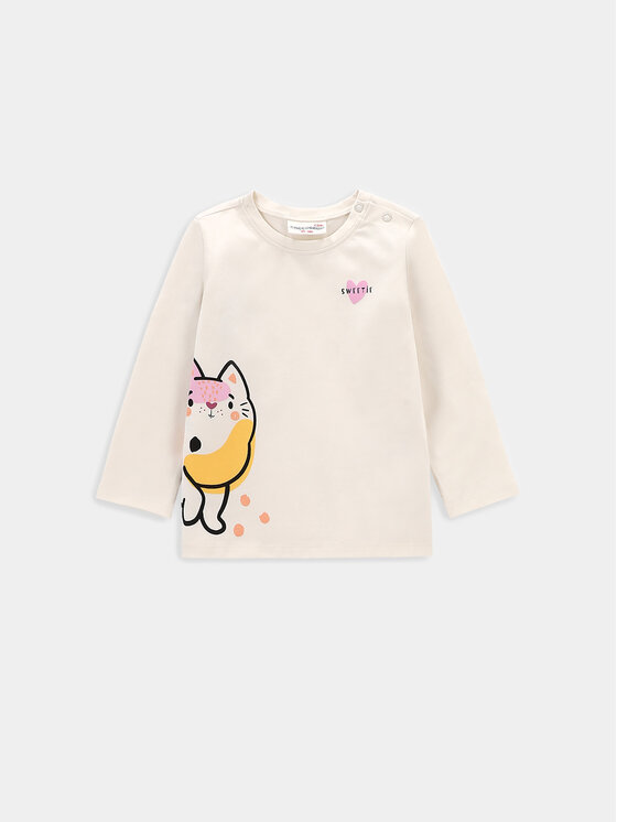 Coccodrillo Coccodrillo Блуза WC4143103CEN Екрю Regular Fit