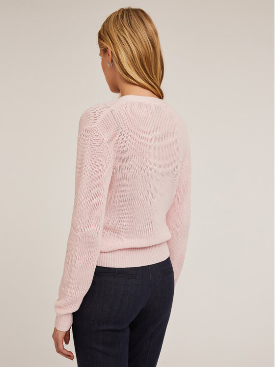 Motivi Motivi Cardigan M217W003272N006 Rosa Regular Fit