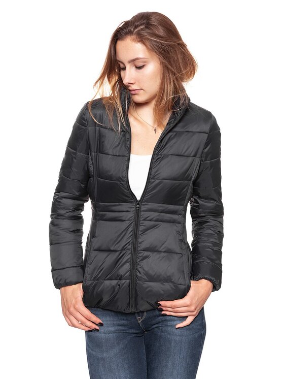 Wrangler Wrangler Giacca da donna PUFFER Nero Regular Fit