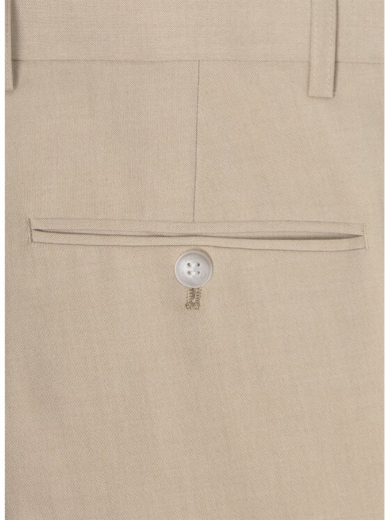 Pako Lorente Pako Lorente Spodnie garniturowe P26SF-6G-006 Beżowy Slim Fit