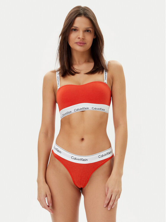 Calvin Klein Underwear Calvin Klein Underwear Stringi 0000F3786E Czerwony