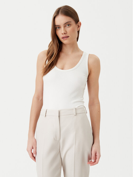 Calvin Klein Calvin Klein Top K20K208246 Alb Slim Fit