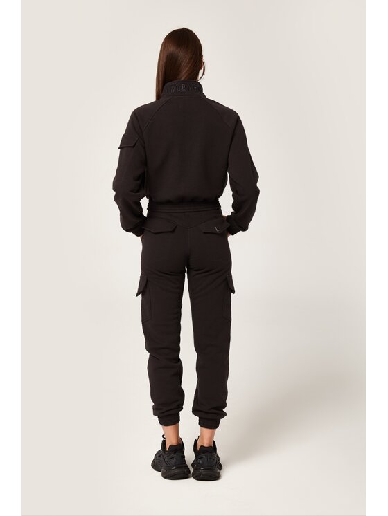 MANDRAGORA MANDRAGORA Felpa Cargo Grigio Regular Fit