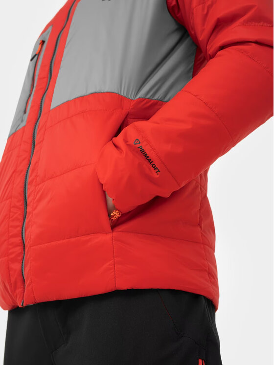 4F 4F Vatovaná bunda 4FSS23TDJAM053-62S Červená Regular Fit