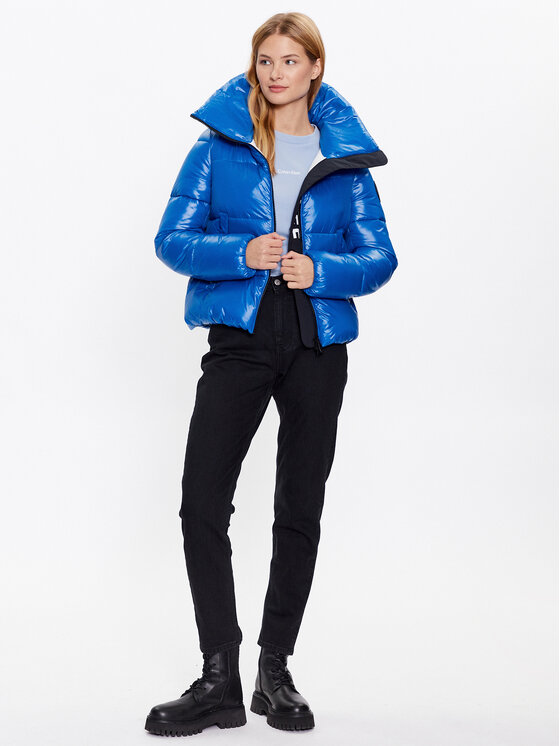 Save The Duck Save The Duck Зимно яке D39370W LUCK17 Син Regular Fit