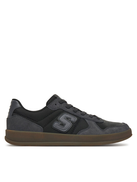 Skechers Skechers Sneakersy New Wave Cup-Calven 210961/BKGY Czarny